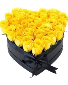 CORAZON CON 30 ROSAS