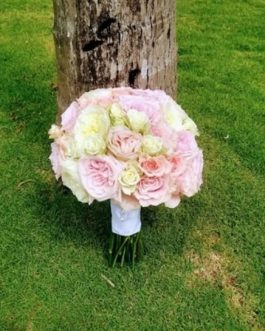 RAMO DE ROSA O`HARA Y LISIANTHUS